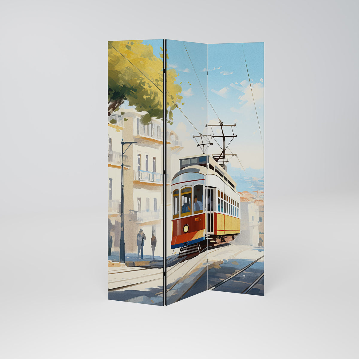TRAMWAY DREAMSCAPE Biombo de 3 paneles