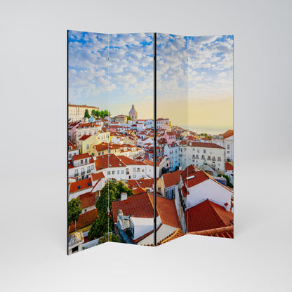 ROOFTOP RADIANCE Biombo de 4 paneles