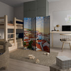 ROOFTOP RADIANCE Biombo de 4 paneles