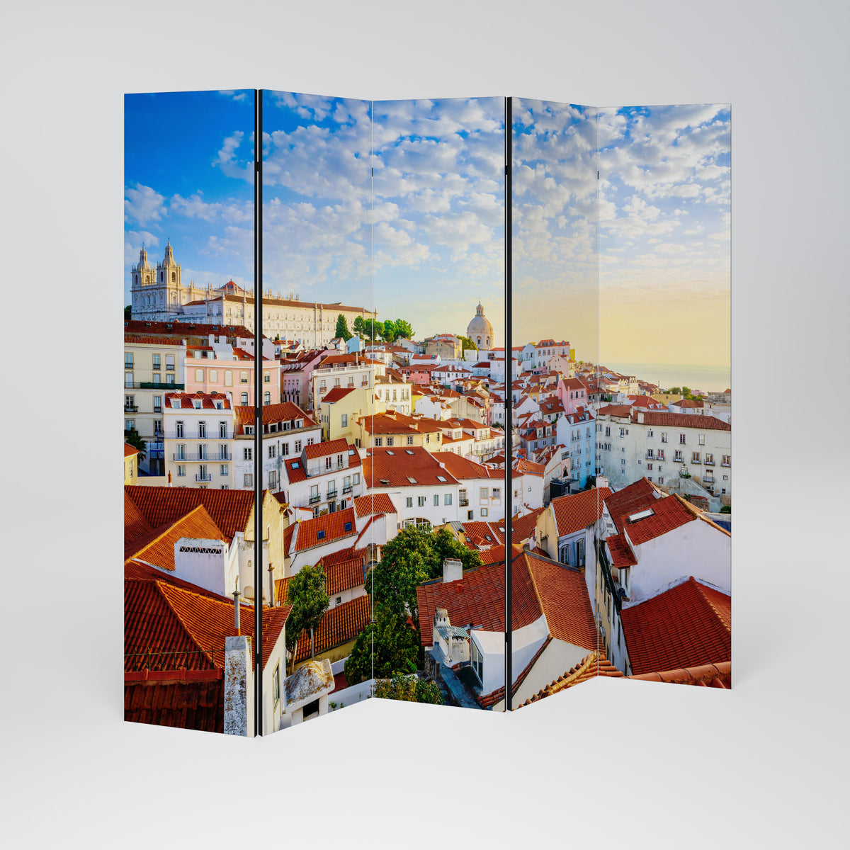 ROOFTOP RADIANCE Biombo de 5 paneles