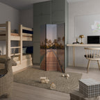 SUNSET SANDSCAPE JOURNEY 3-Panel Room Divider