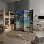 OASIS OF CALM Biombo Decorativo de 5 Paneles