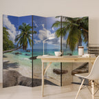 OASIS OF CALM Decorative 6-Panel Room Divider