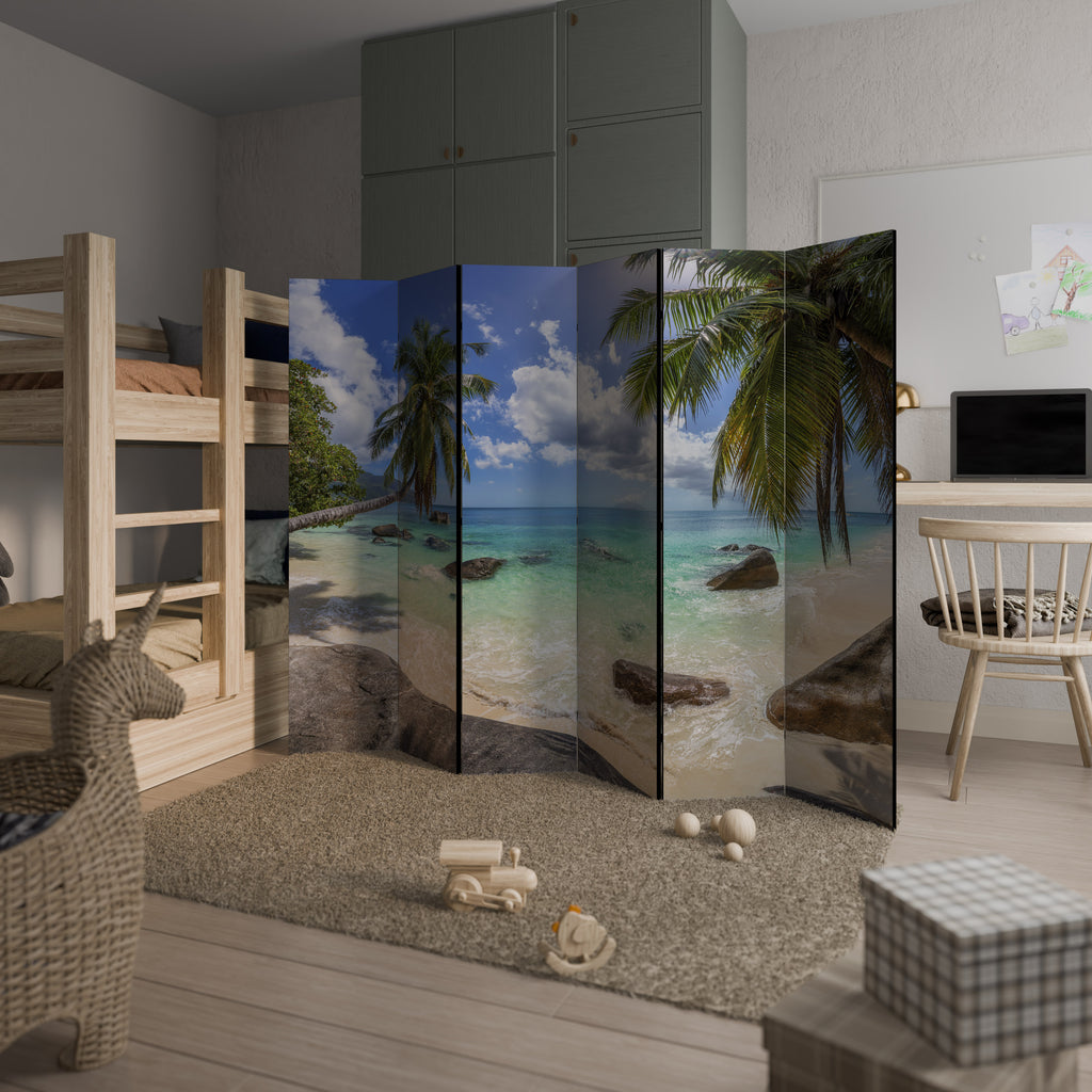 Biombo decorativo de 6 paneles OASIS OF CALM