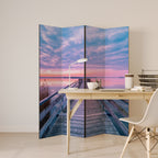 PASTEL PROMENADE Decorative 4-Panel Room Divider