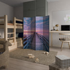 PASTEL PROMENADE Decorative 4-Panel Room Divider
