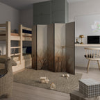 EARTH BREATH Biombo Decorativo de 5 Paneles