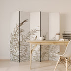 WHISPERING WINDS Biombo Decorativo de 5 Paneles