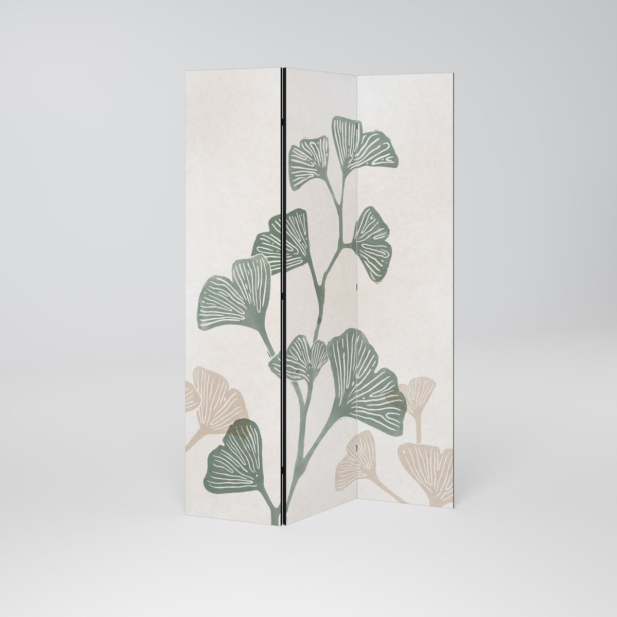 THE GOST OF GINKGO Biombo de 3 paneles