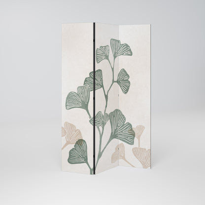 THE GOST OF GINKGO Biombo de 3 paneles