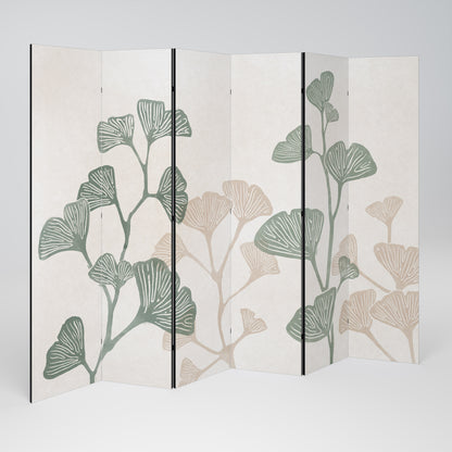 THE GOST OF GINKGO Biombo de 6 paneles