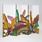 TROPICAL GLOW 6-Panel Room Divider