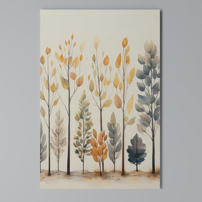 AUTUMN FOREST Cuadro en lienzo vertical