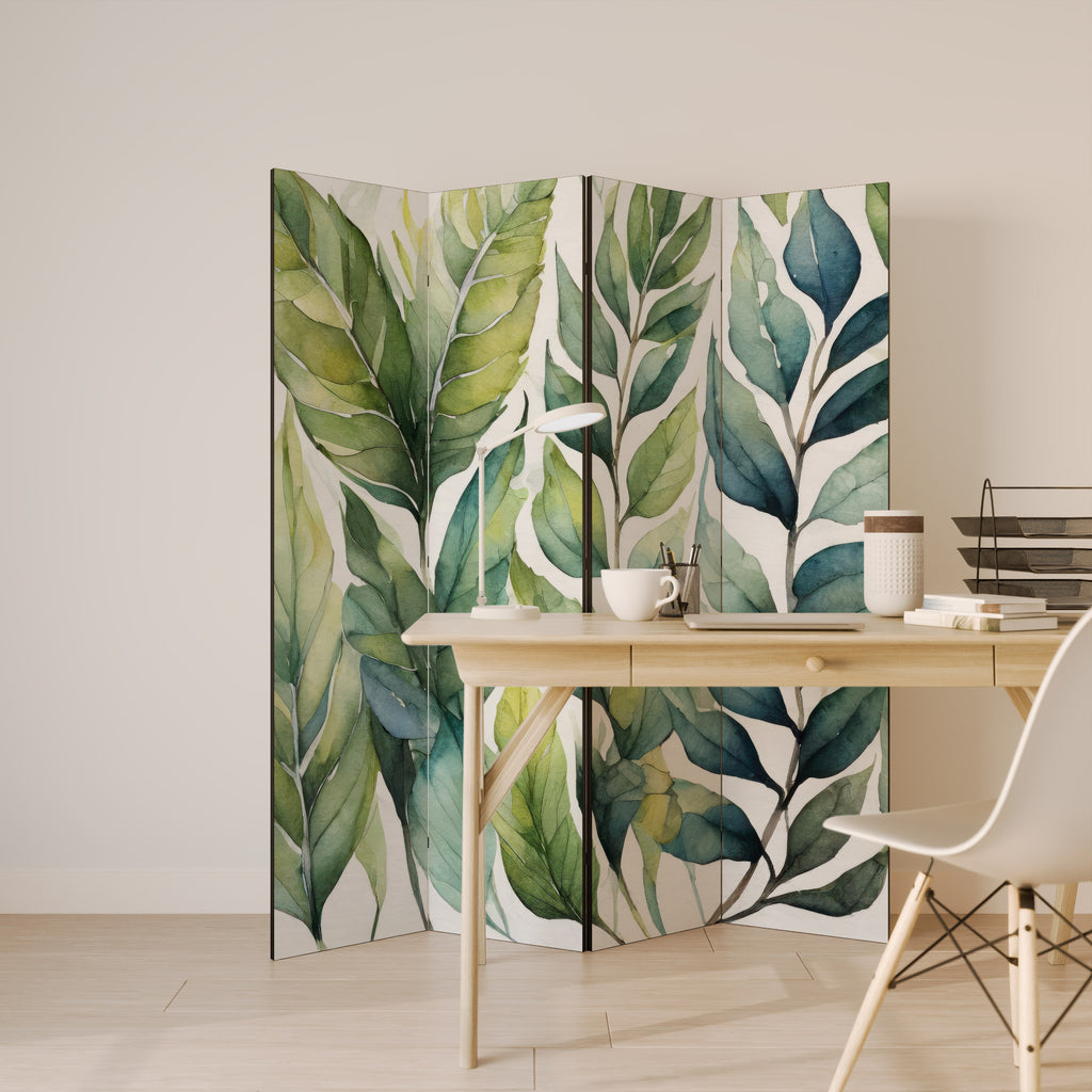Biombo decorativo de 4 paneles VERDURE SCAPE