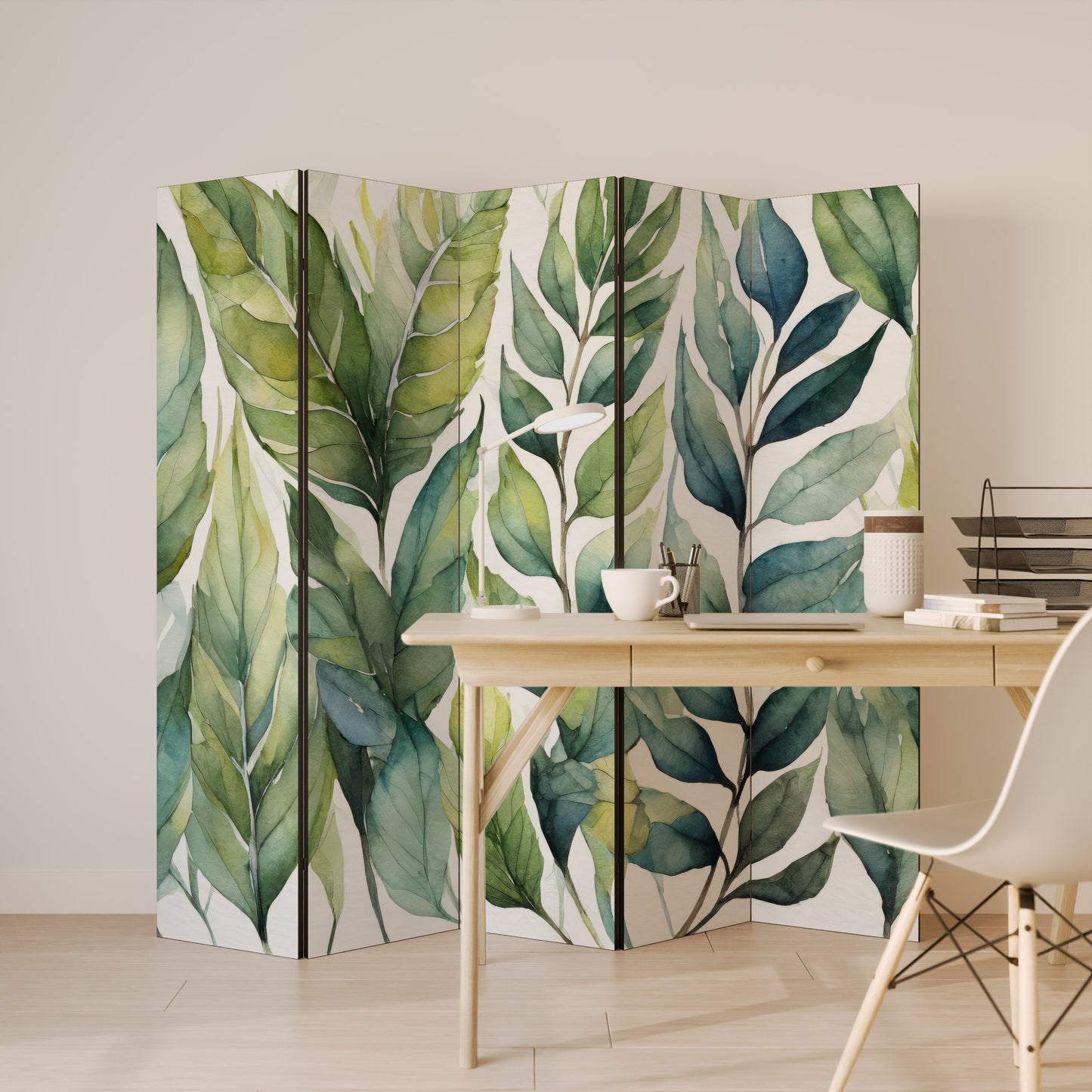 VERDURE SCAPE Biombo de 5 paneles