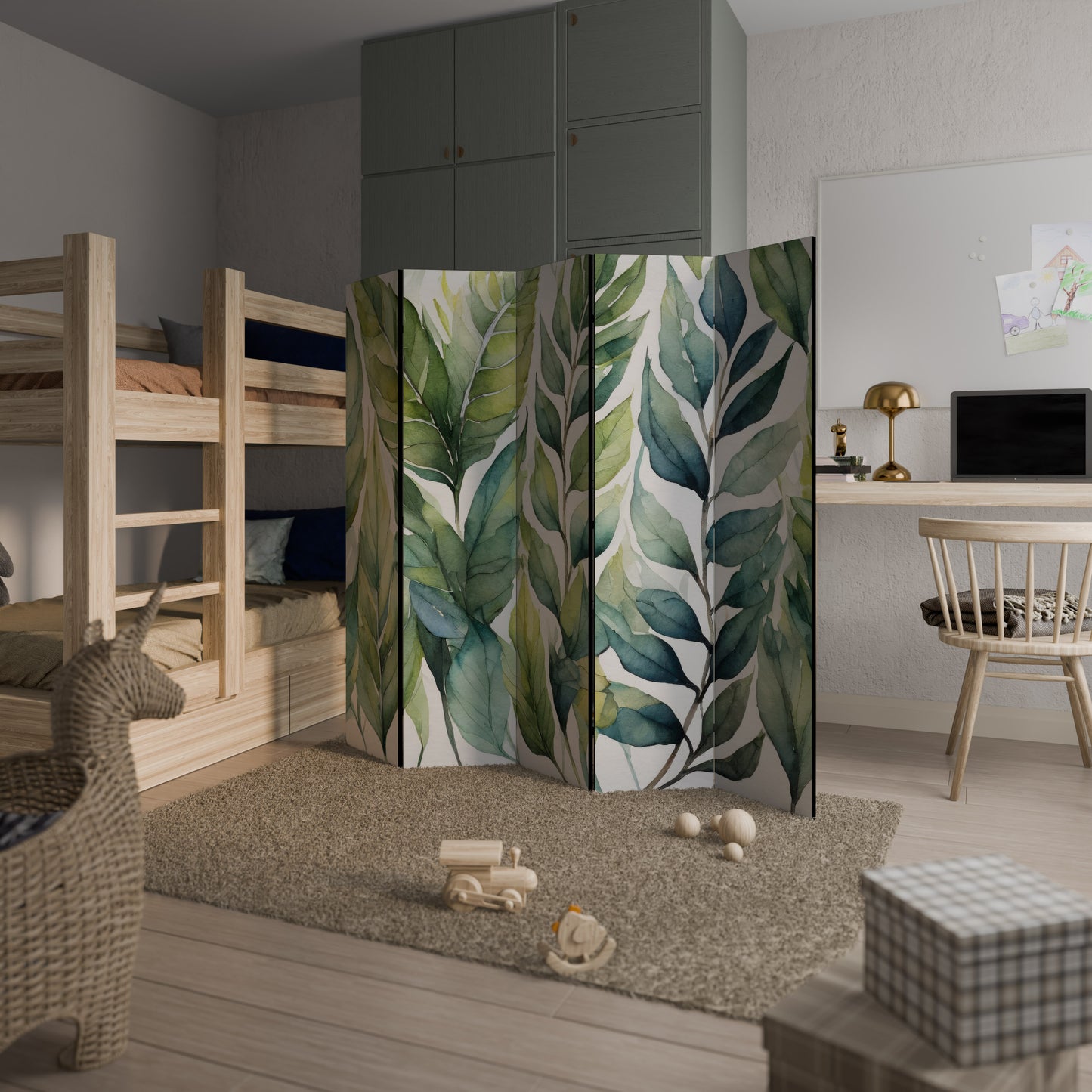 VERDURE SCAPE Biombo de 5 paneles