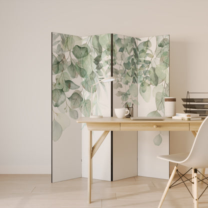 PURE VERDURE Biombo de 4 paneles