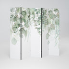 PURE VERDURE Biombo Decorativo de 5 Paneles
