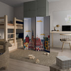 MEMORY OF RIGA Decorative 4-Panel Room Divider