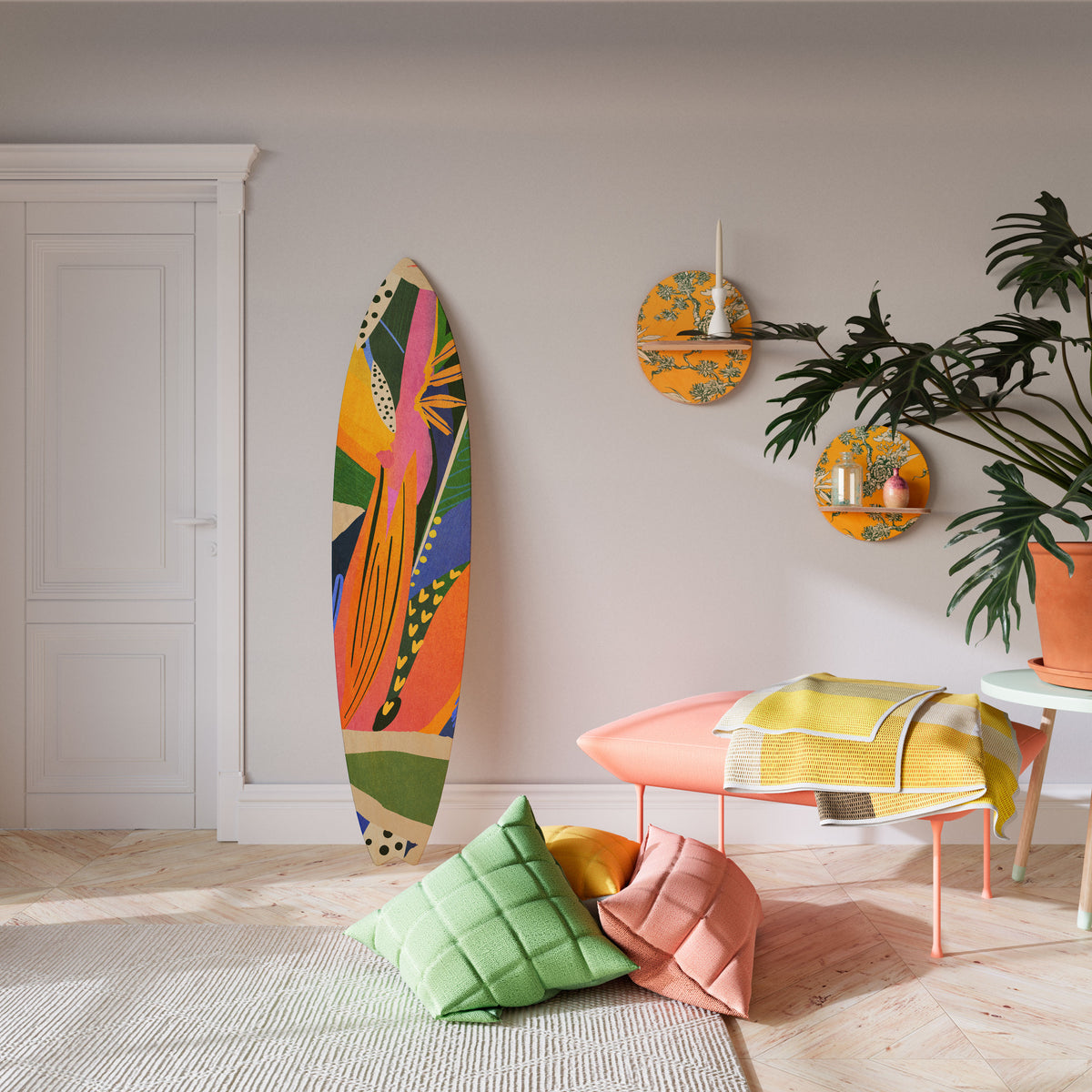 RAMPANT VEGETATION Surfboard Decorative Panel