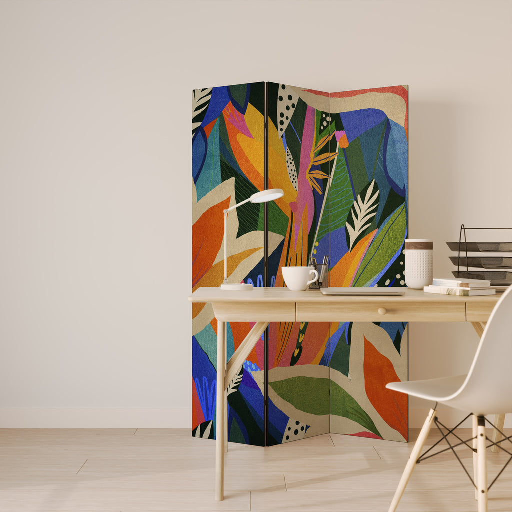 RAMPANT VEGETATION 3-Panel Room Divider