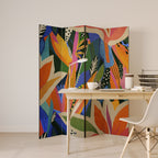RAMPANT VEGETATION Decorative 4-Panel Room Divider