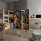 RAMPANT VEGETATION Decorative 4-Panel Room Divider