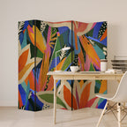 RAMPANT VEGETATION Biombo Decorativo de 5 Paneles