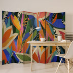 RAMPANT VEGETATION Decorative 6-Panel Room Divider