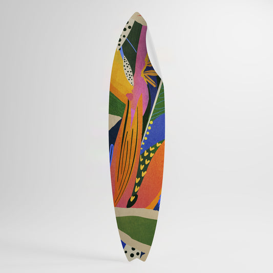 RAMPANT VEGETATION Vinilo decorativo de tabla de surf