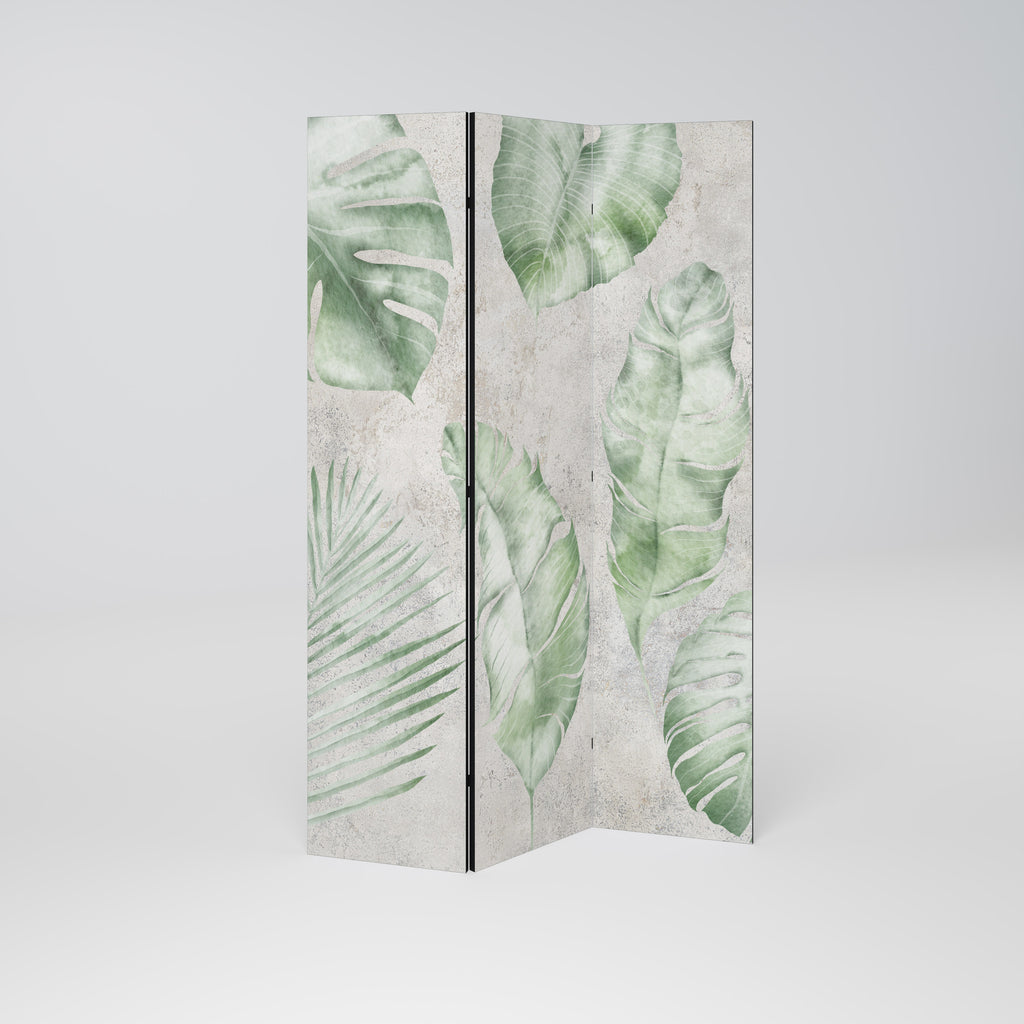 LUSH LEAF WHISPERS Decorative 3-Panel Room Divider
