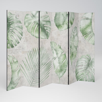 LUSH LEAF WHISPERS Biombo de 6 paneles