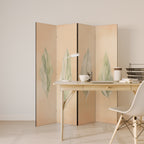 LEAFY HARMONY 4-Panel Room Divider