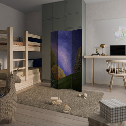 STARLIT VIBE Biombo de 3 paneles