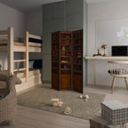 WISDOM IN WOOD Biombo de 3 paneles