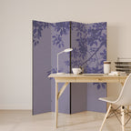 ELEGANT LEAFY VEIL Decorative 4-Panel Room Divider