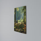 SUNLIT FOREST SERENADE Cuadro en lienzo vertical