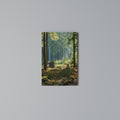 SUNLIT FOREST SERENADE Cuadro en lienzo vertical