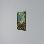 SUNLIT FOREST SERENADE Cuadro en lienzo vertical