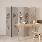 THE DELIQUESCE Biombo Decorativo de 5 Paneles