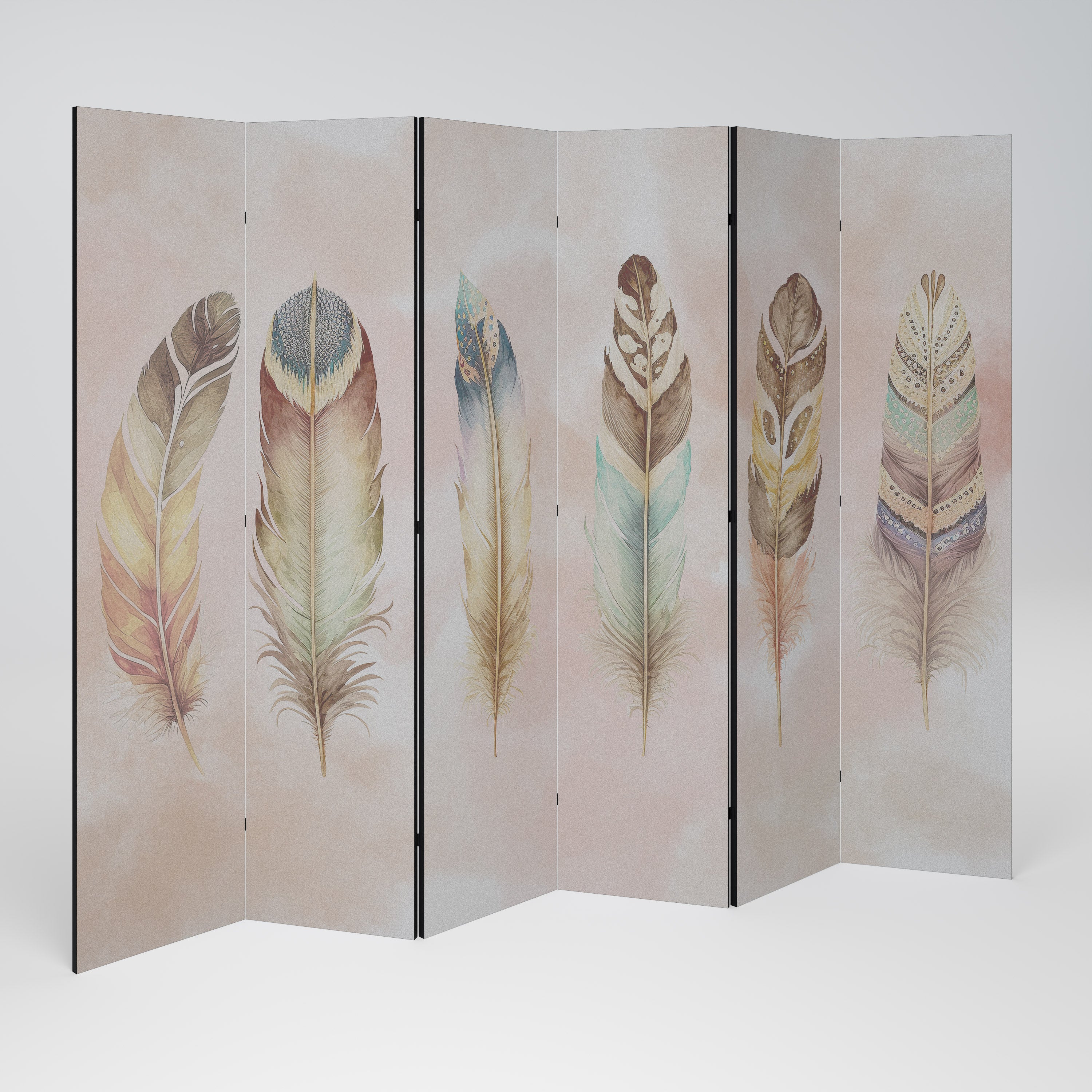 Biombo decorativo de 6 paneles THE DELIQUESCE