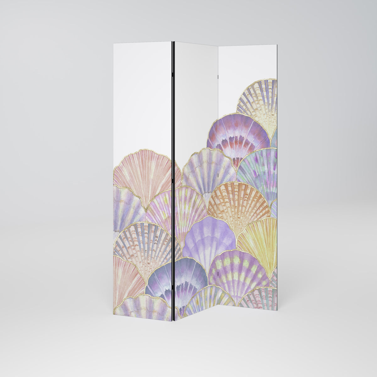 PASTEL OCEAN DREAMS Biombo de 3 paneles