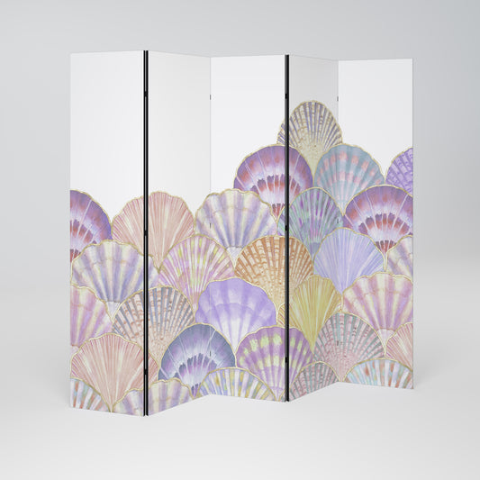 PASTEL OCEAN DREAMS Biombo de 5 paneles