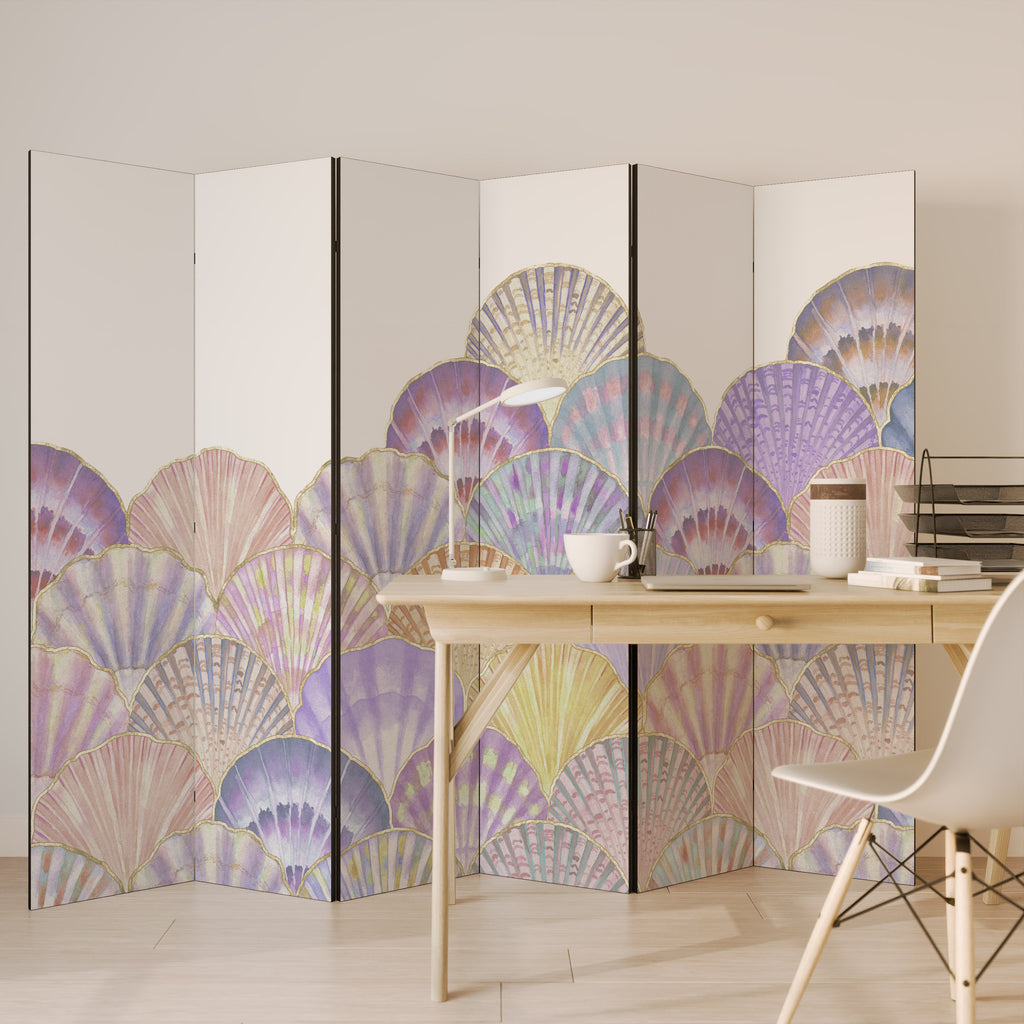 Biombo decorativo de 6 paneles PASTEL OCEAN DREAMS