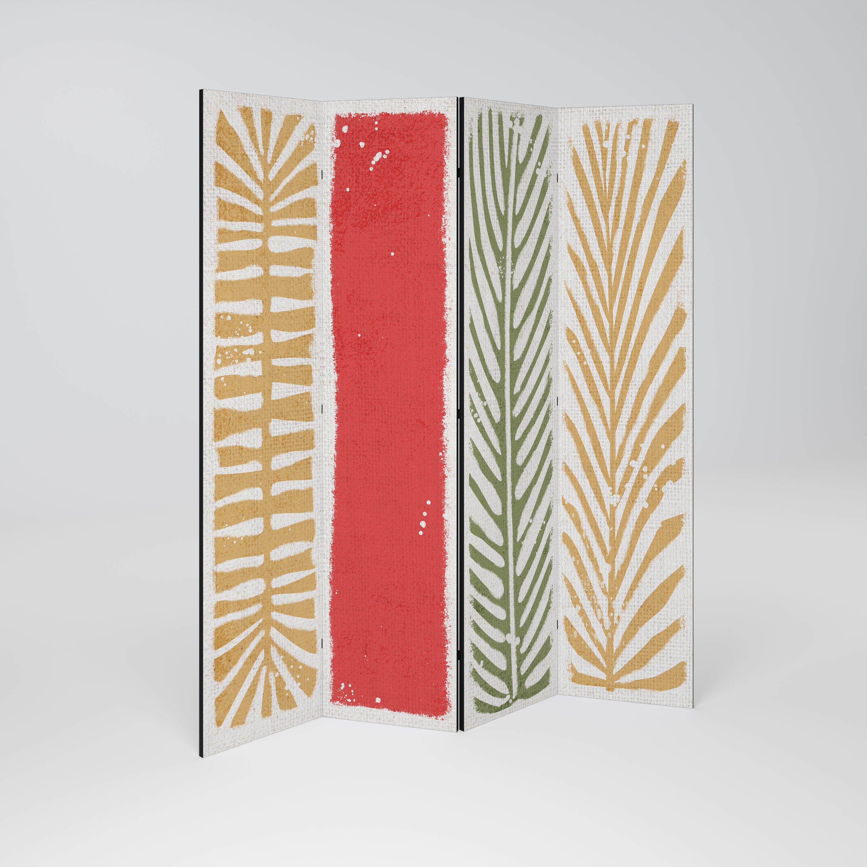 Biombo decorativo de 4 paneles GREENERY WALK