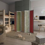 GREENERY WALK Biombo Decorativo de 5 Paneles