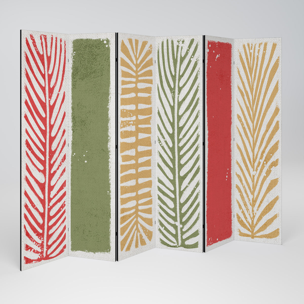 GREENERY WALK Biombo de 6 paneles