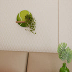 TENIS POINT Estante Redondo Decorativo en Efecto Roble