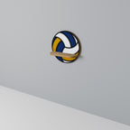 VOLLEYBALL HEED Estante Redondo Decorativo en Efecto Roble