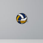 VOLLEYBALL HEED Estante Redondo Decorativo en Efecto Roble